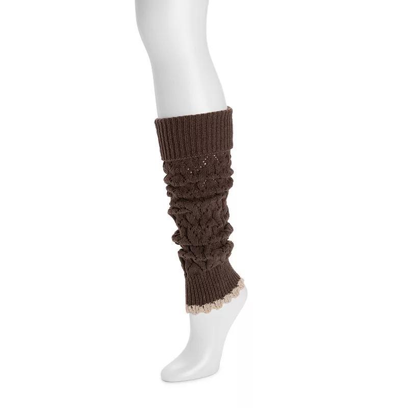 Womens MUK LUKS Tall Pointelle Leg Warmers Product Image