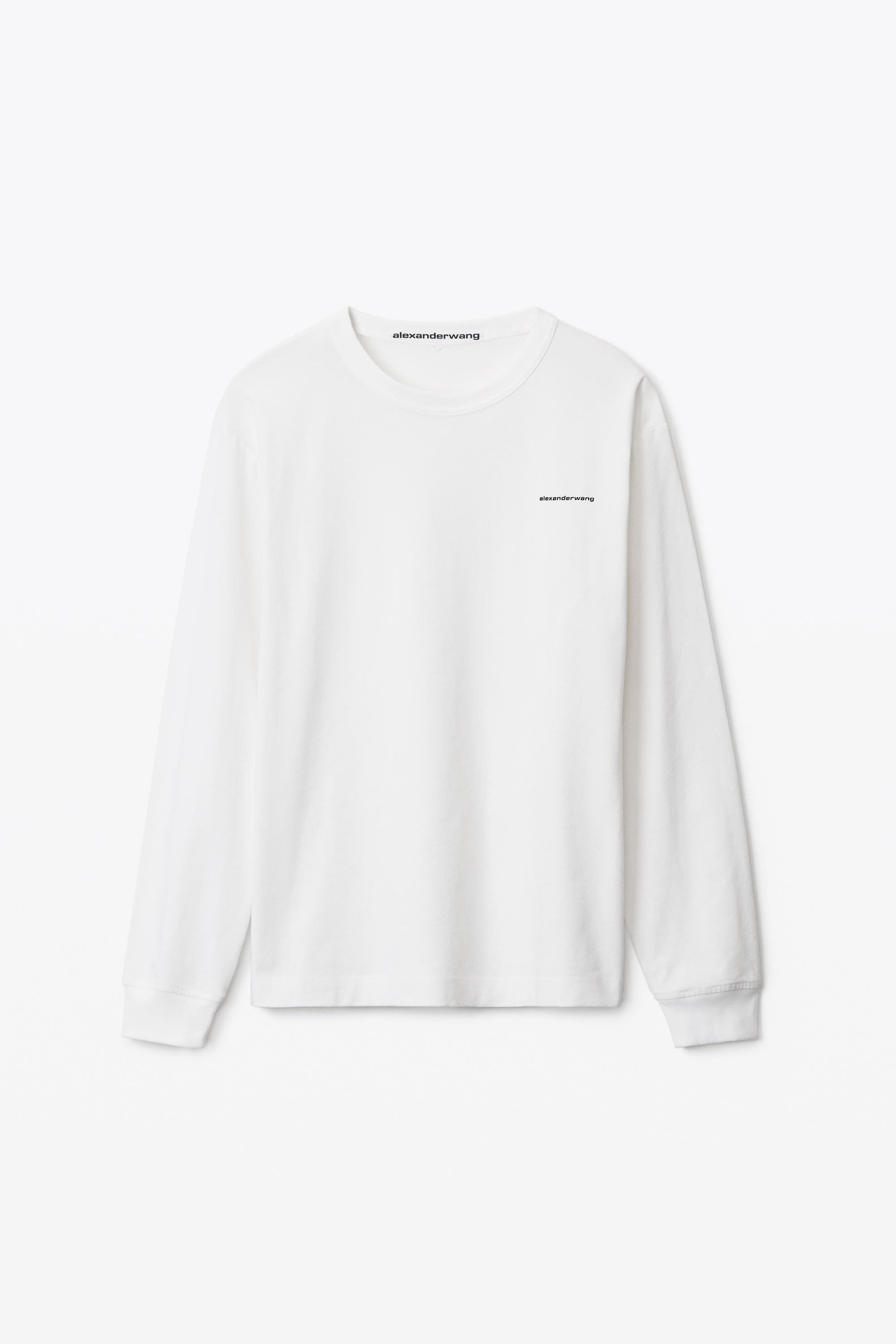 Long-sleeve Tee In High Twist Jersey   Product Image