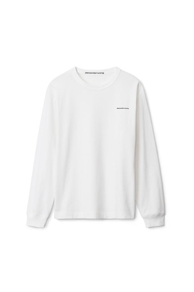 Long-sleeve Tee In High Twist Jersey Product Image