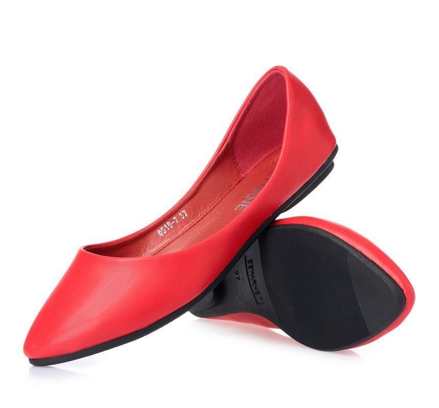 Pointy-Toe Plain Flats product image