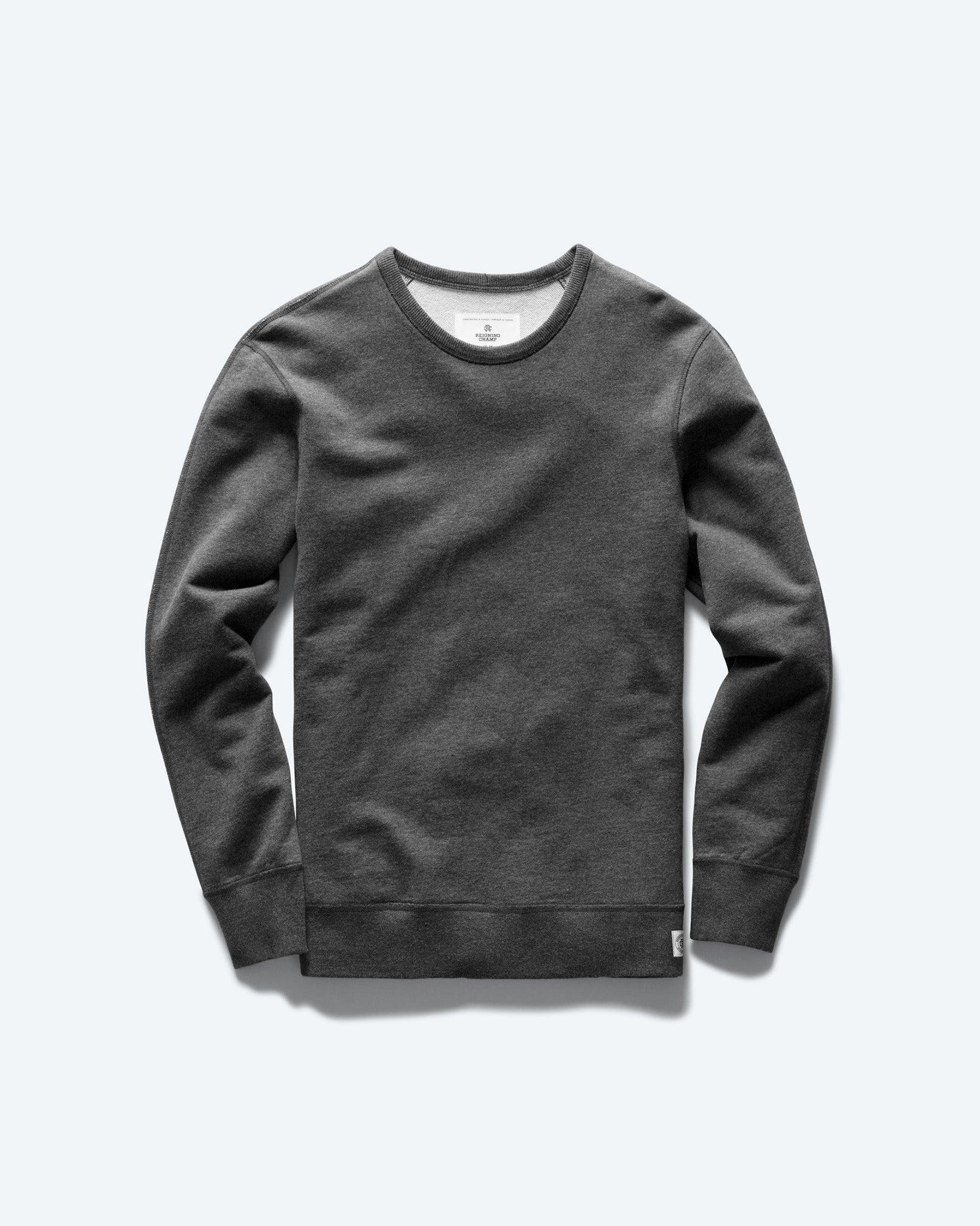 Midweight Terry Slim Crewneck Male Product Image