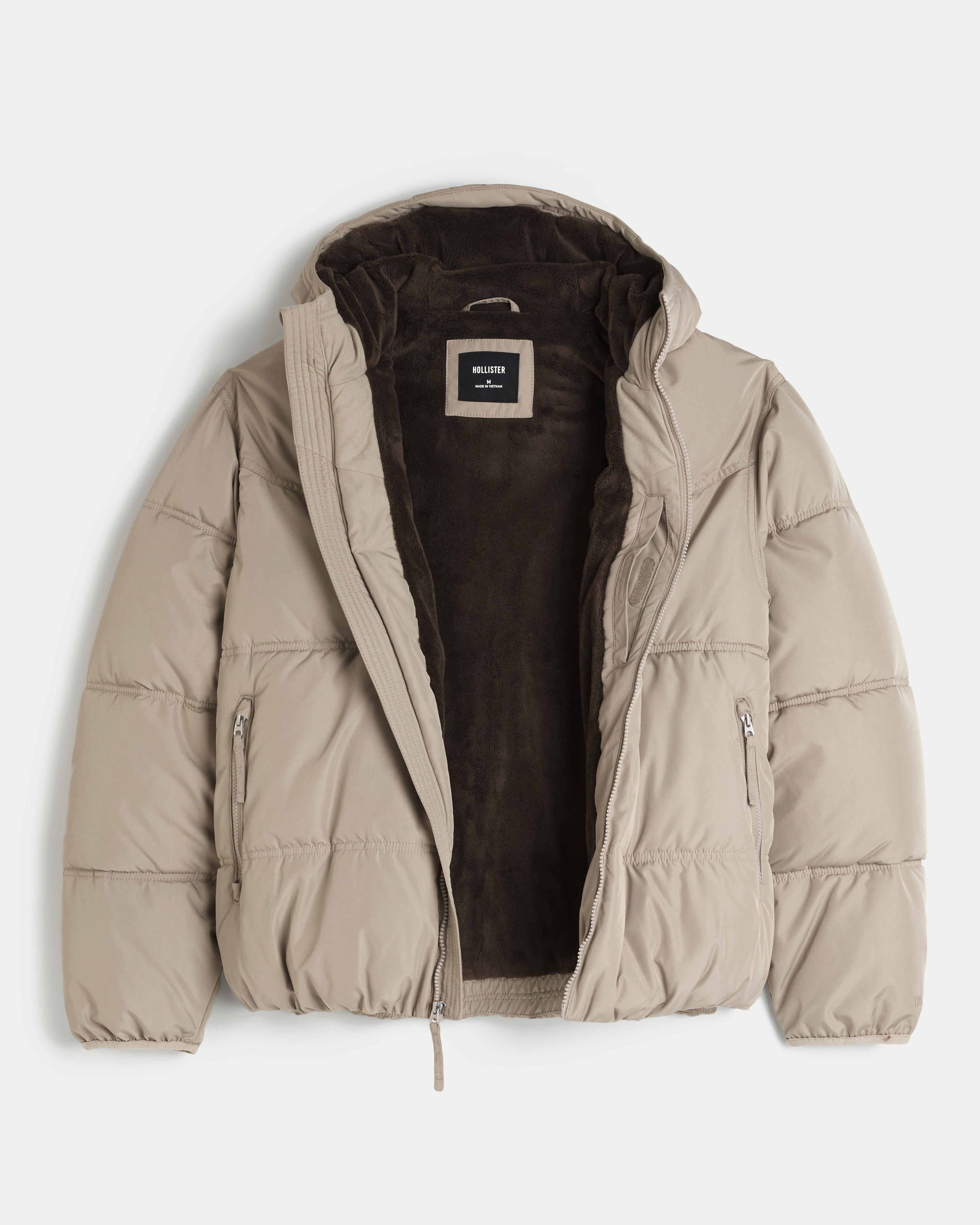 Faux Fur-Lined Puffer Jacket Product Image