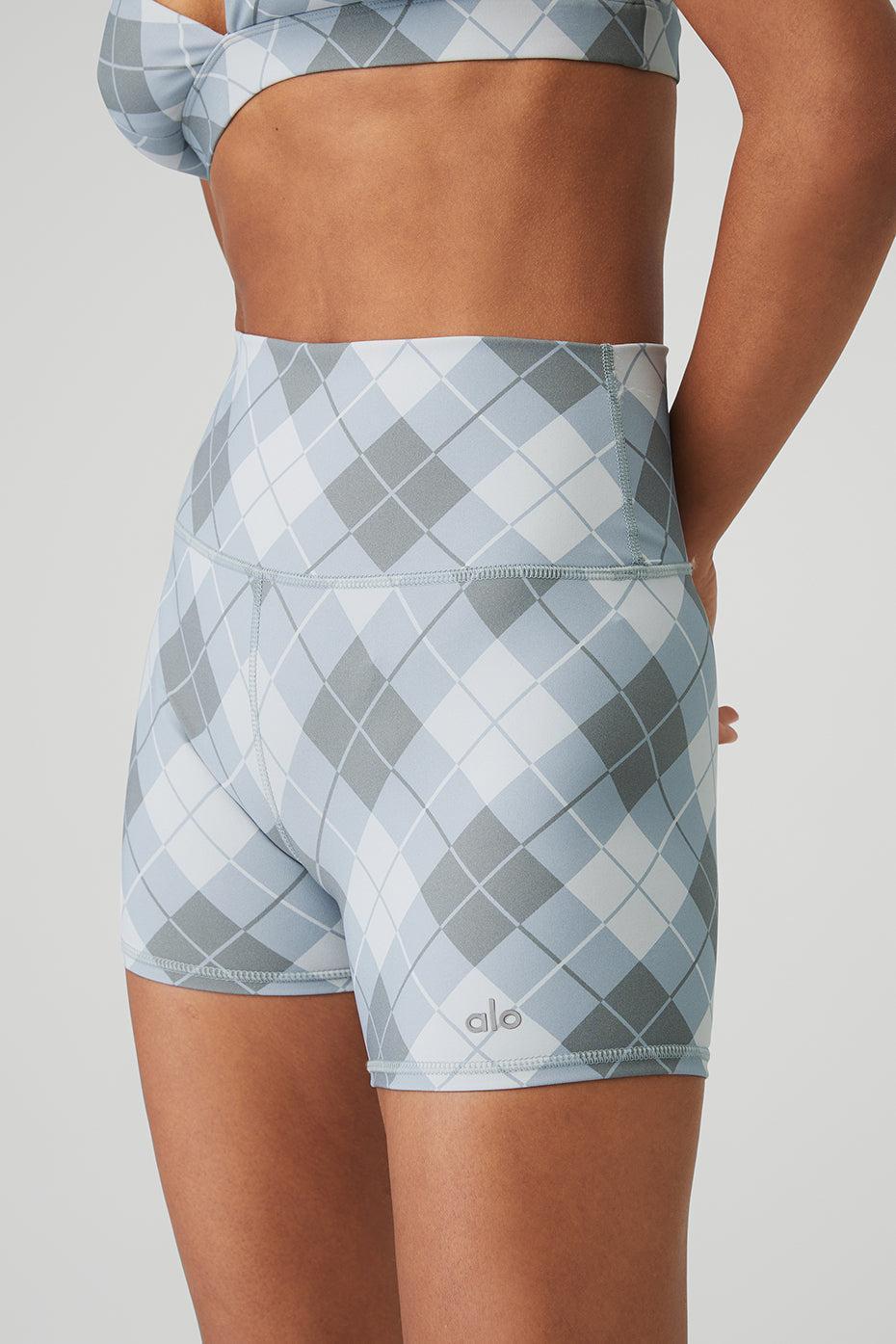 4" Vapor High-Waist Argyle Short - Gravel/Titanium Female Product Image