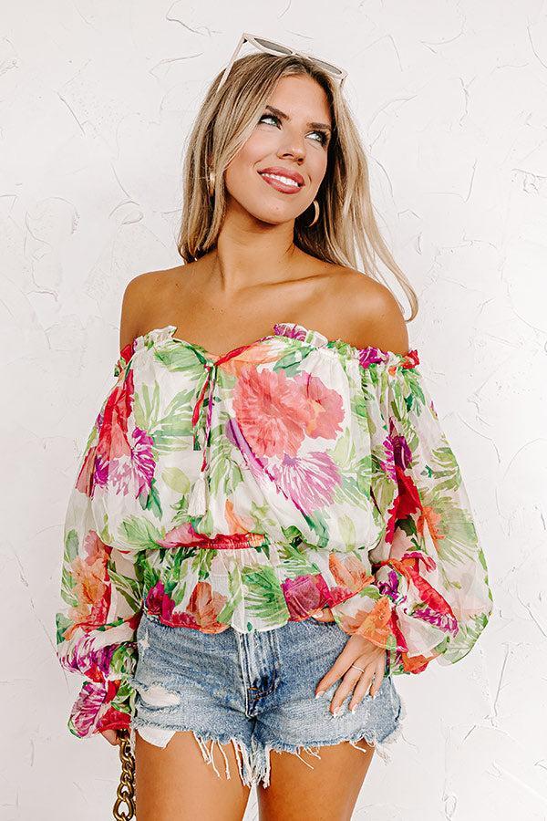 Never Outdone Chiffon Top Product Image