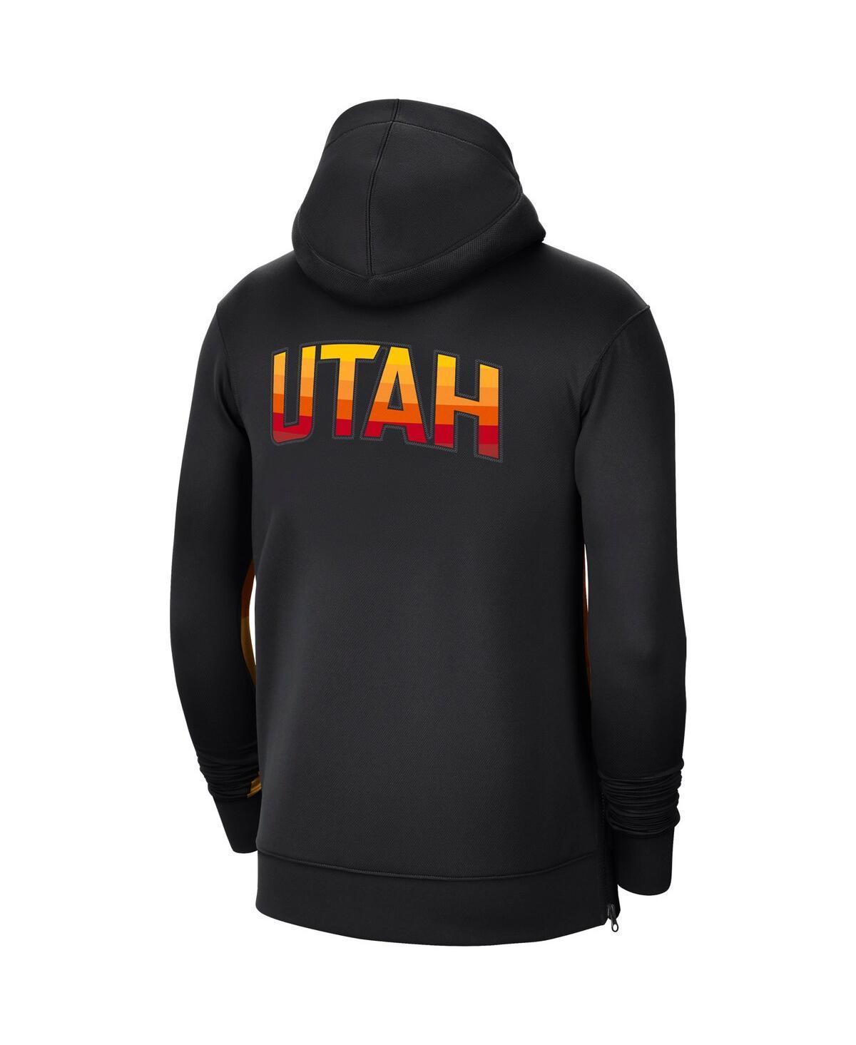 NIKE Men's  Black Utah Jazz 2020/21 City Edition Showtime Performance Full-zip Hoodie Product Image