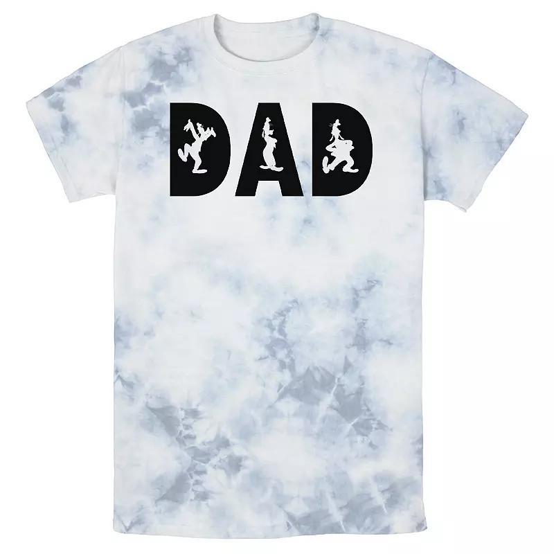 Mens Disney Mickey & Friends Fathers Day Dad Goofy Silhouettes Wash Tee Product Image