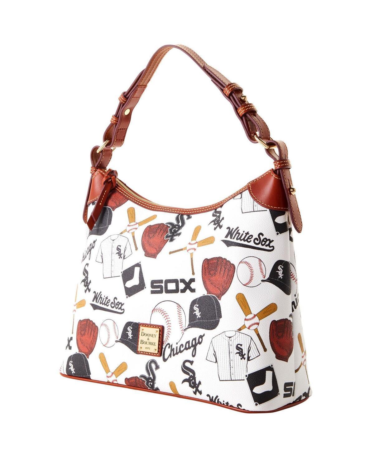 Womens Dooney & Bourke Chicago White Sox Game Day Hobo Bag Product Image