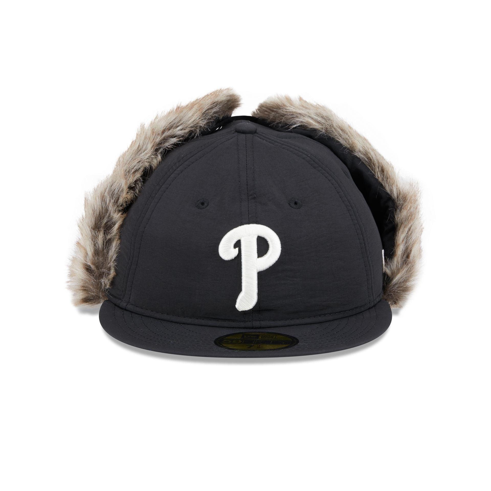 Philadelphia Phillies Winter Dog Ear Retro Crown 59FIFTY Fitted Hat Male Product Image