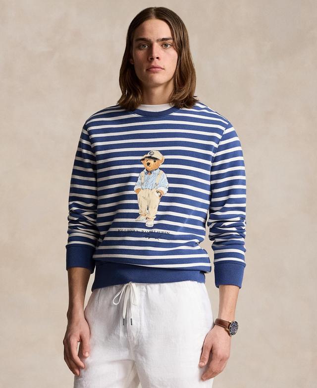 Mens Striped Cotton-Blend Sweatshirt Product Image