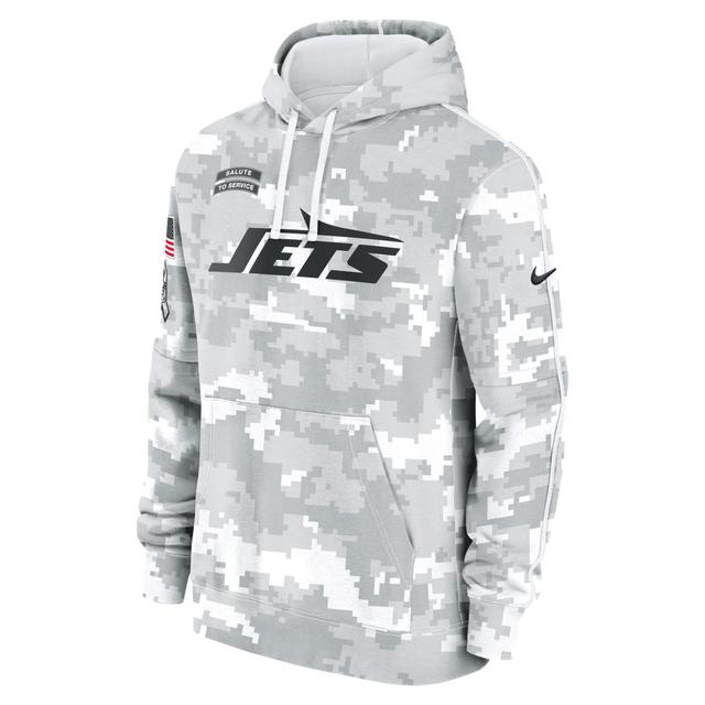 New York Jets Salute to Service Primary Edge Club Men's Nike NFL Pullover Hoodie Product Image