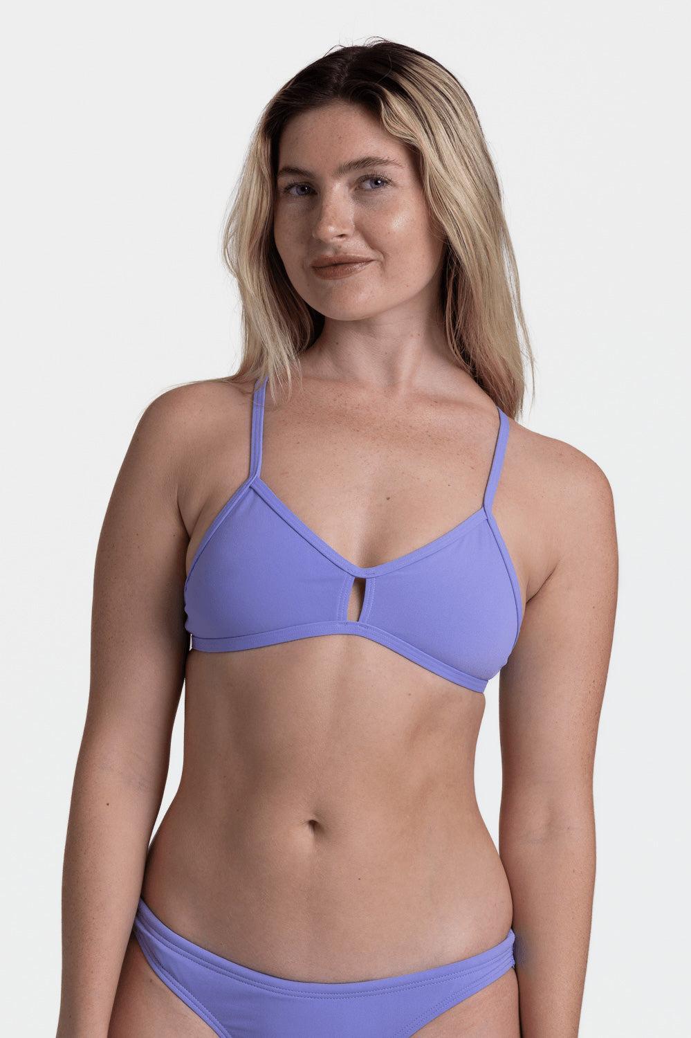 Vent Bikini Top - Lavender Female Product Image