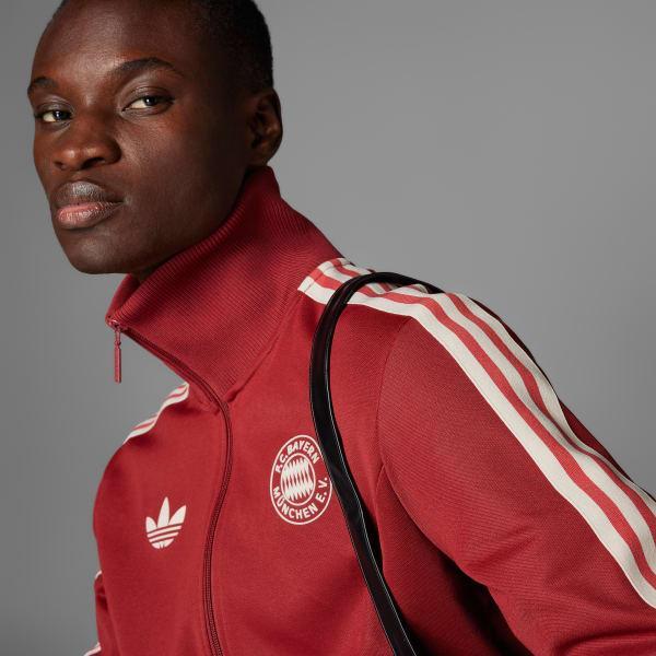 adidas FC Bayern Track Top Mystery Red L Mens Product Image