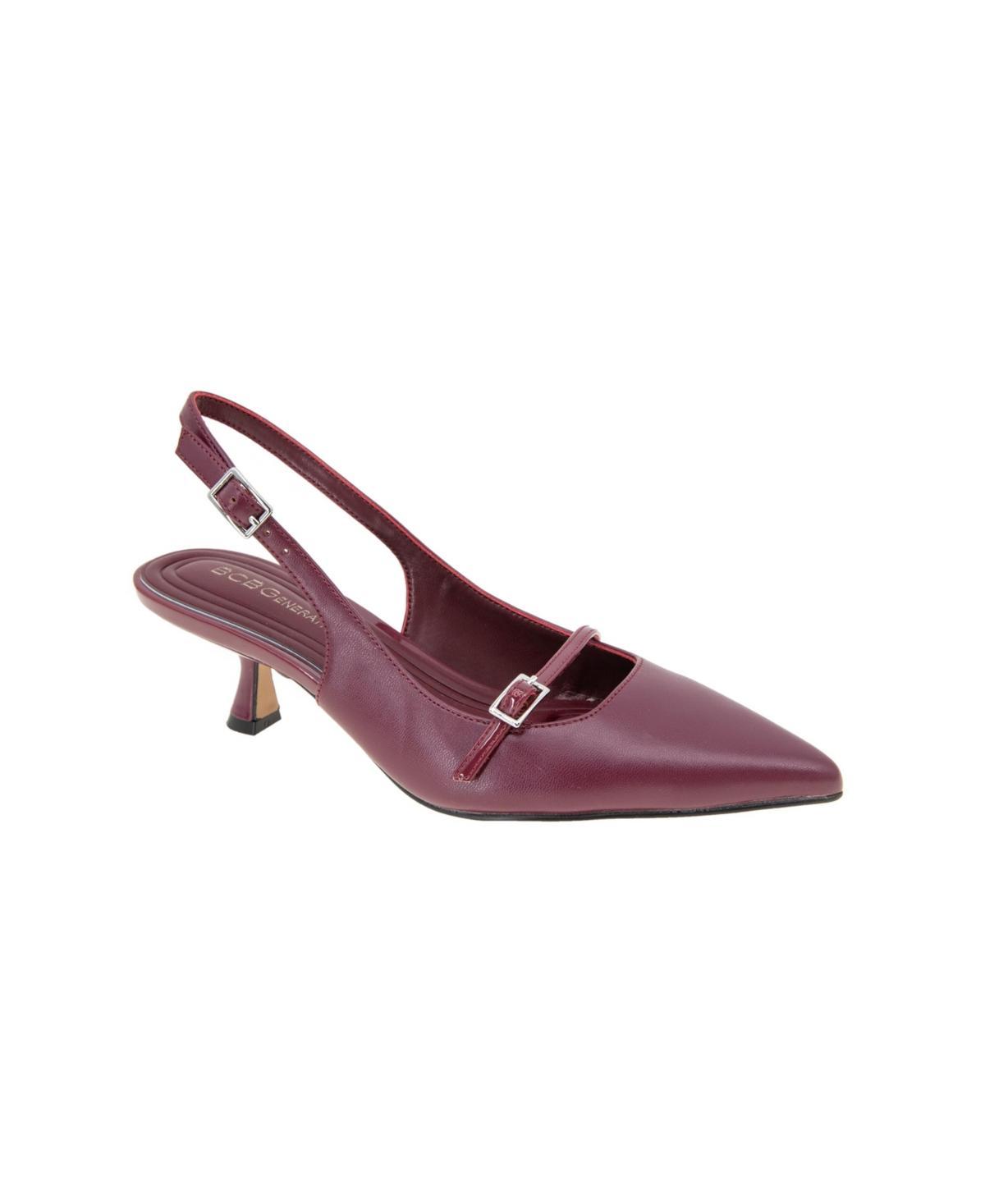 BCBGeneration Womens Kami Slingback Kitten Heel Pumps Product Image