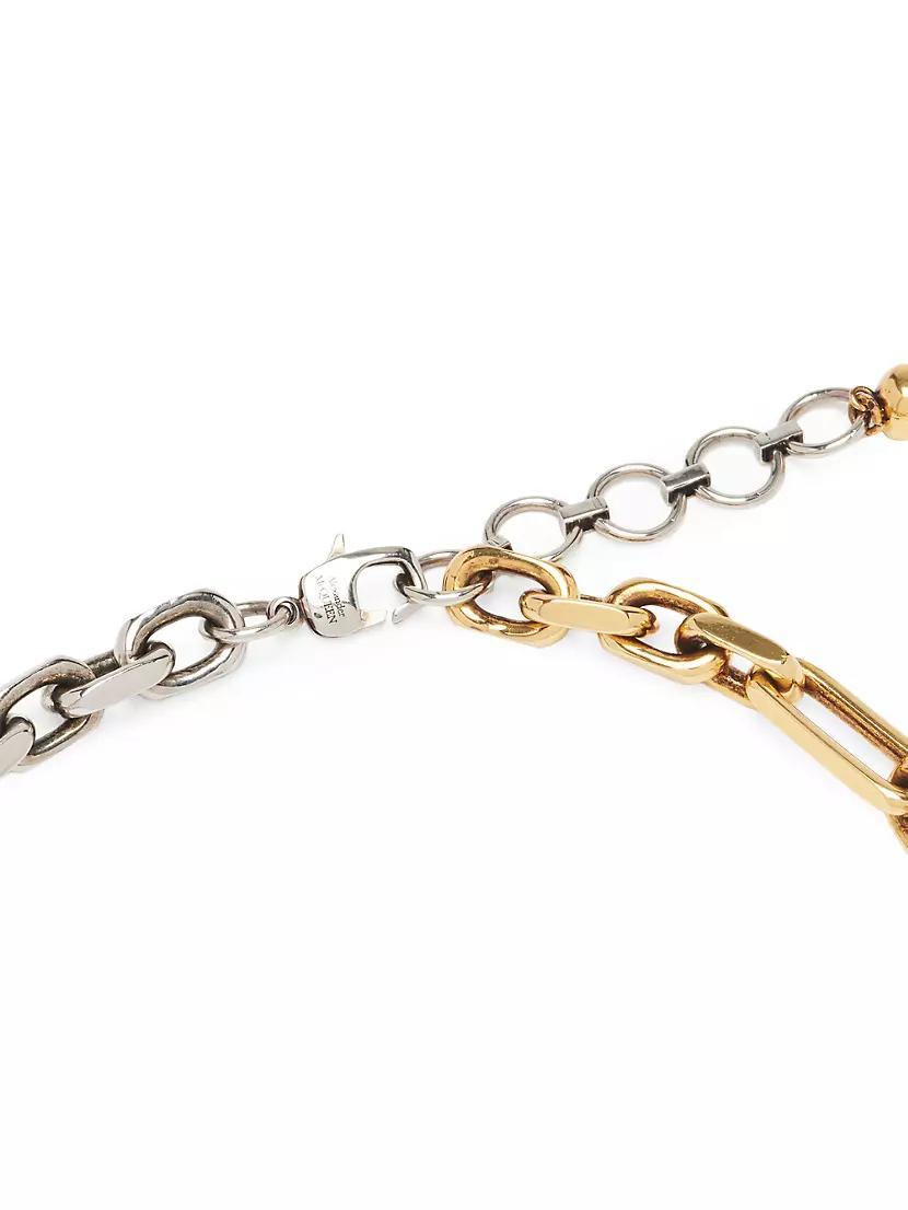 Two-Tone Curb-Chain Choker Product Image