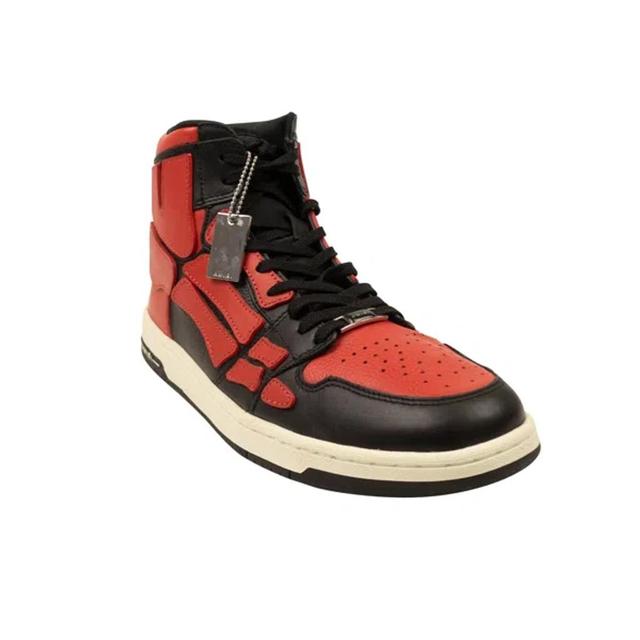 Mfs002_009 Black/red  Skeleton Hi Top Sneaker In Multi Product Image