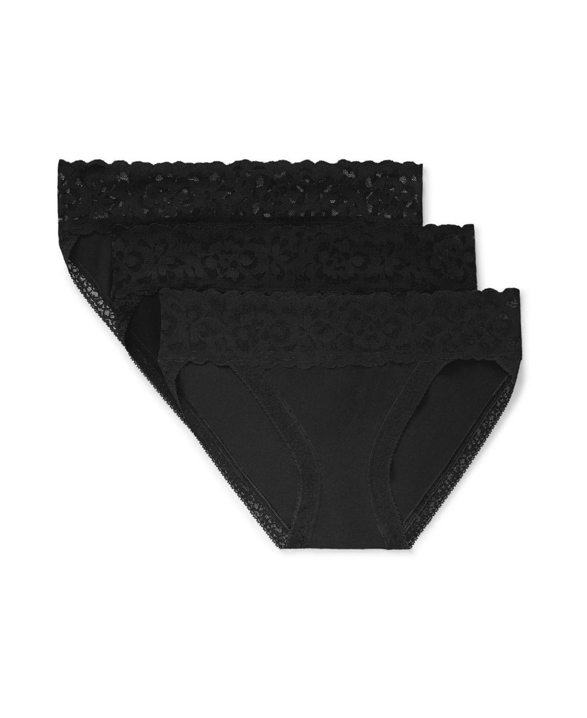 Adore Me Womens Joanie Cotton Pack Bikini Panty Product Image