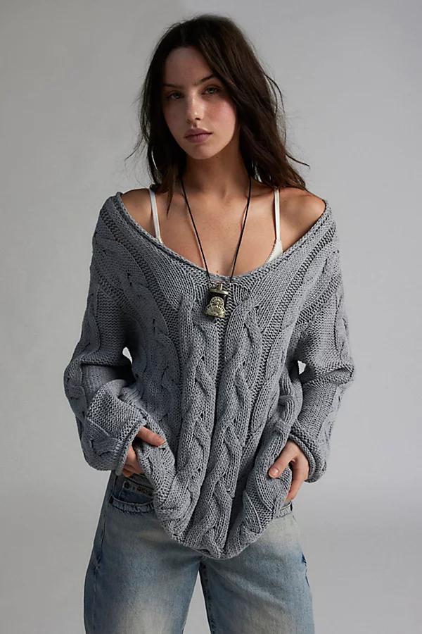 BDG Skylar Oversized Cable Knit Sweater Womens at Urban Outfitters Product Image