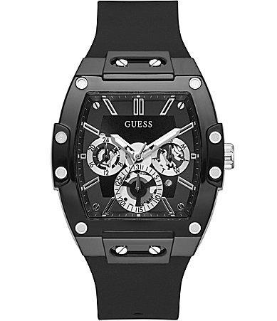 Guess Mens Black Stainless Steel Multifunction Bracelet Watch Product Image