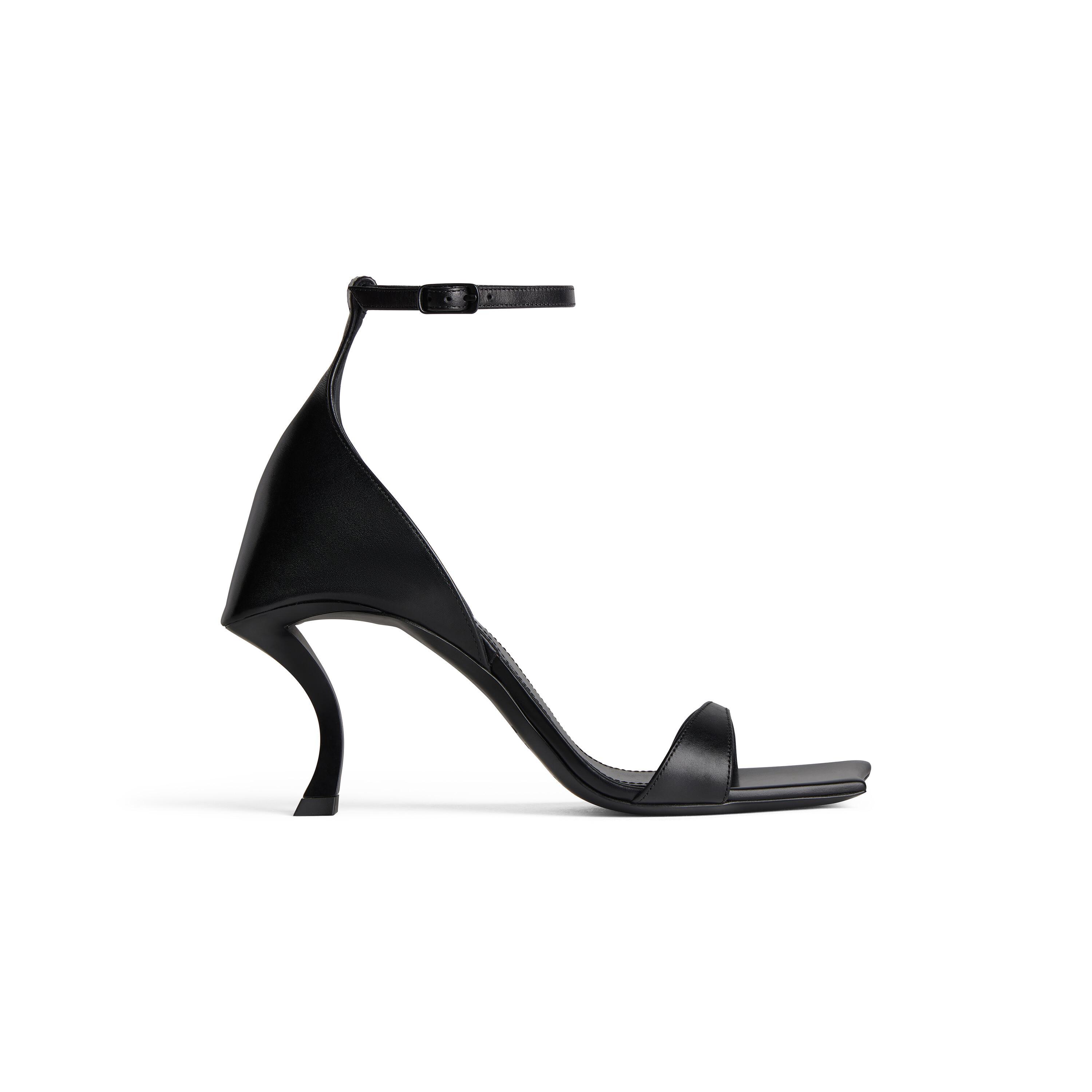 Women's Hourglass 100mm Sandal  in Black Product Image