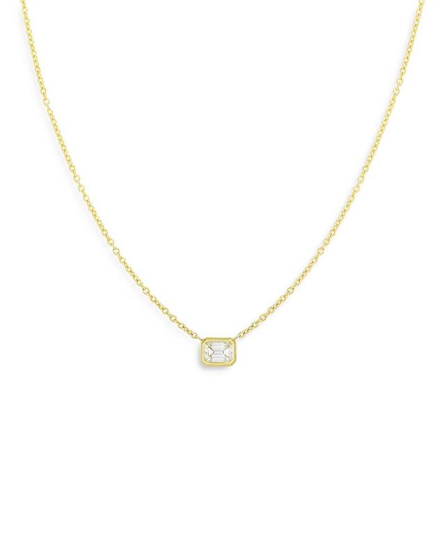 Roberto Coin 18K Yellow Gold Tiny Treasure Diamond Pendant Necklace, 18 Product Image