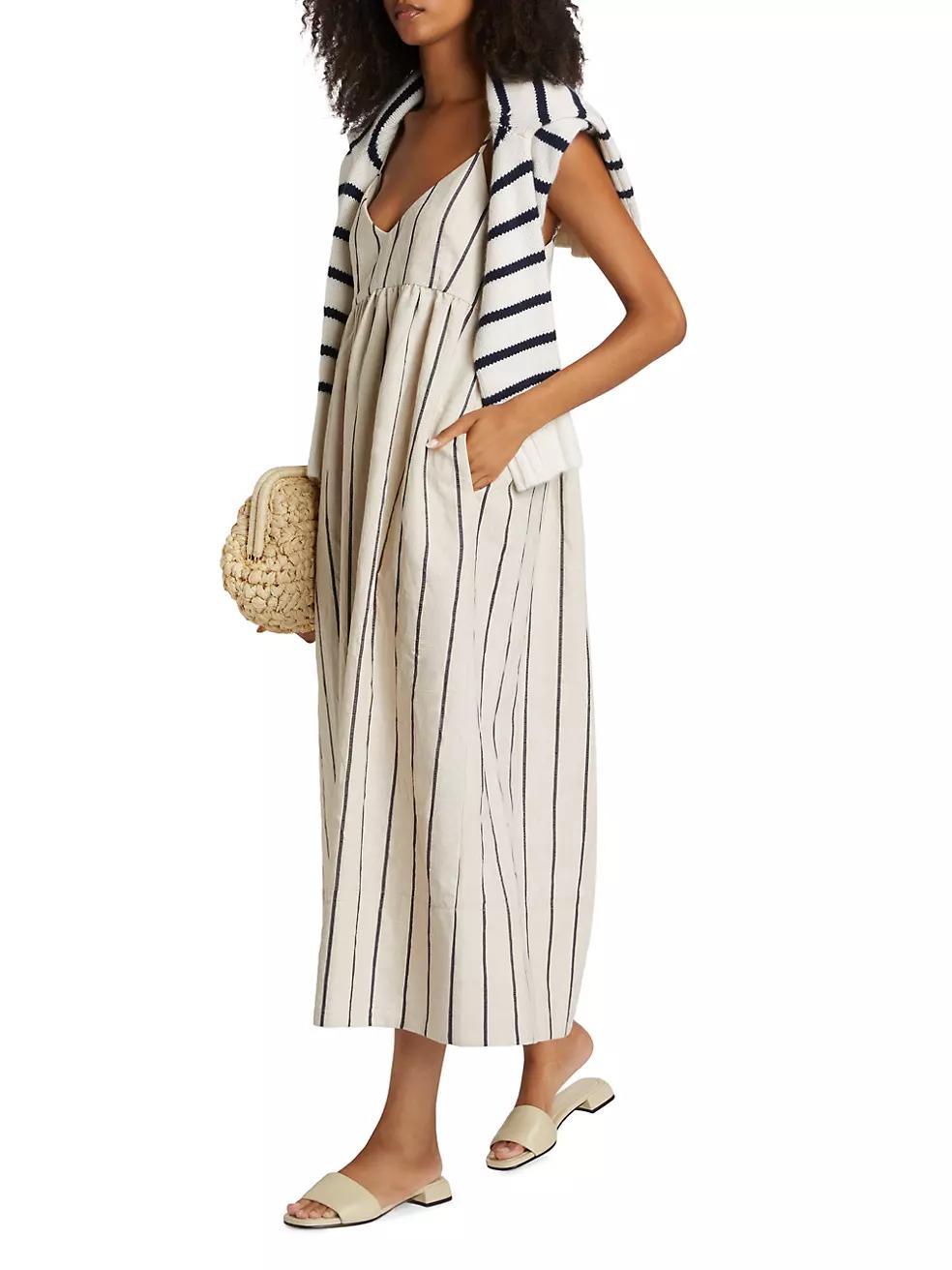 Cove Linen-Blend Maxi Dress Product Image