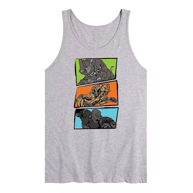 Mens Transformers Maximal Action Panels Graphic Tank Top Product Image