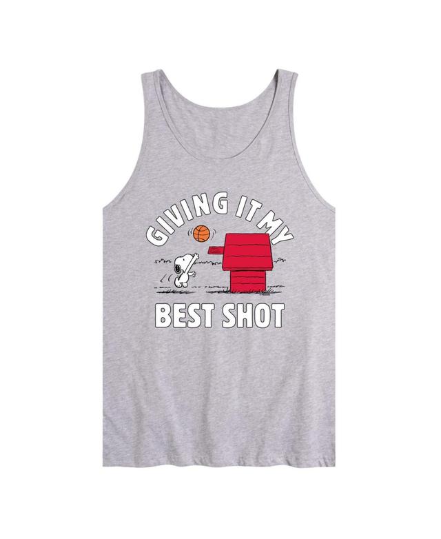 Mens Peanuts Best Shot Tank Product Image