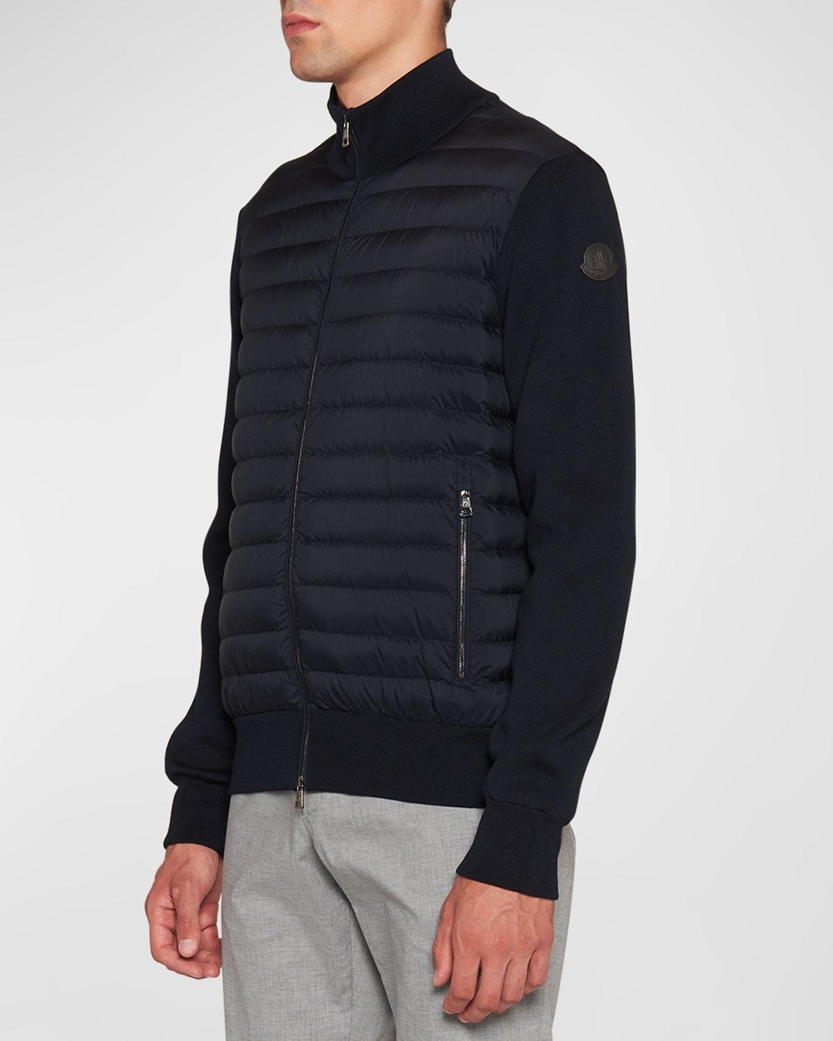 Moncler Mixed Media Zip Cardigan Product Image