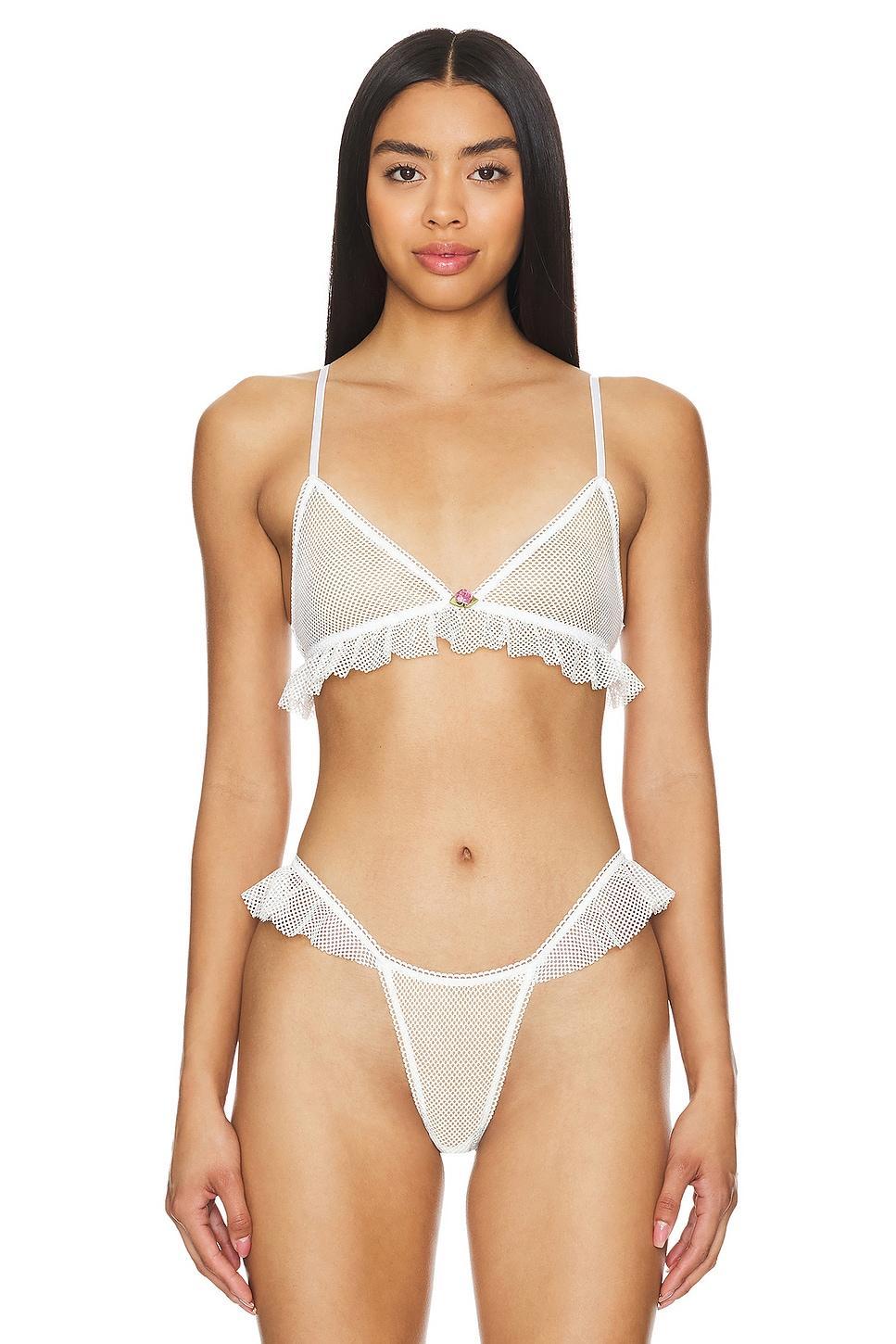 Nothing But Net Triangle Bralette Only Hearts Product Image