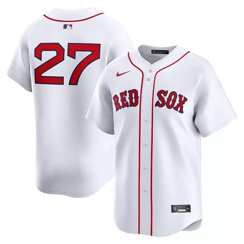 Mens Nike Carlton Fisk Boston Red Sox Home Limited Player Jersey Product Image