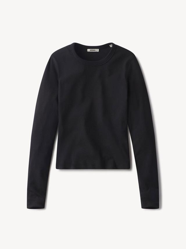 Black Surplus Rib L/S Crew Product Image