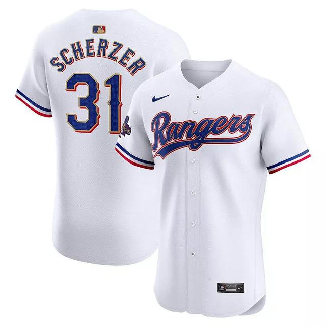 Mens Nike Max Scherzer Texas Rangers 2024 Gold Collection Elite Player Jersey Product Image