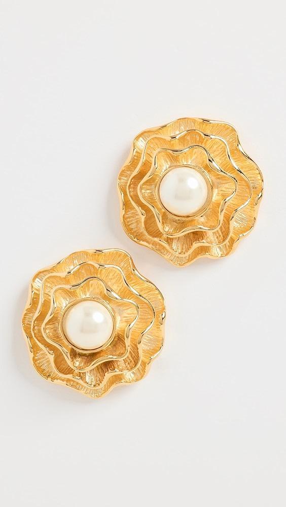 Kenneth Jay Lane Flower Earrings | Shopbop Product Image