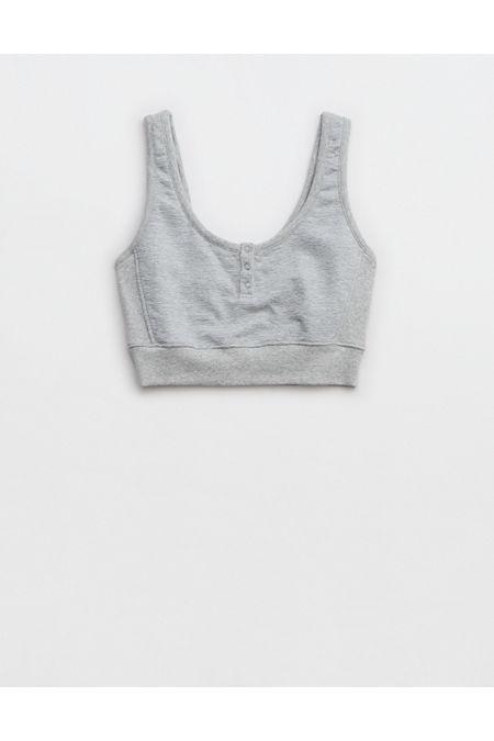 Aerie Restart Cropped Fleece Tank Top Women's Product Image