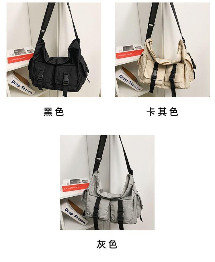 Multi-Pocket Buckled Crossbody Bag Product Image