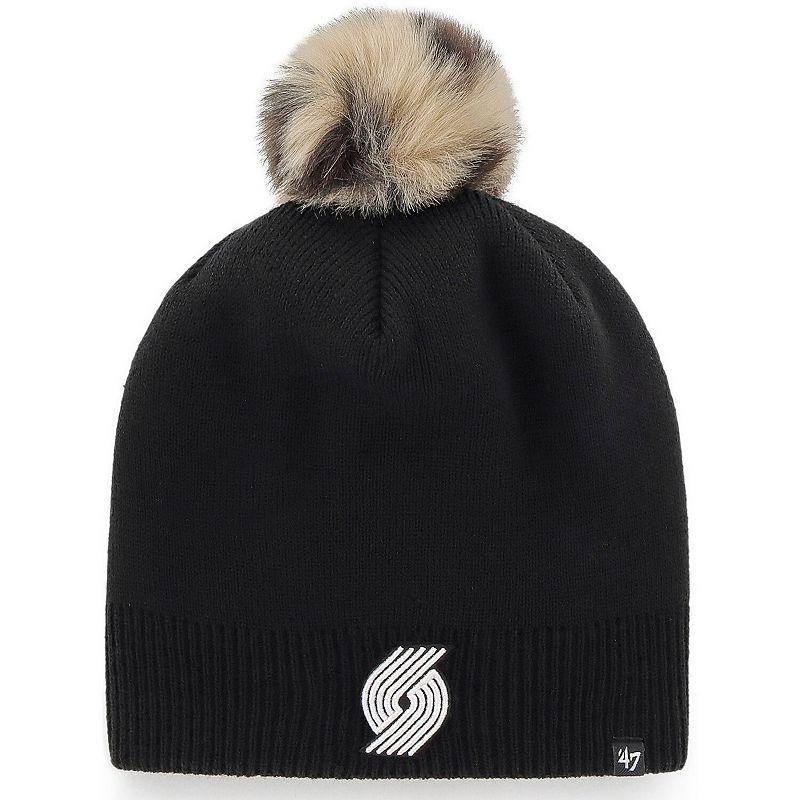 Womens 47 Portland Trail Blazers Serengeti Knit Beanie with Pom Product Image