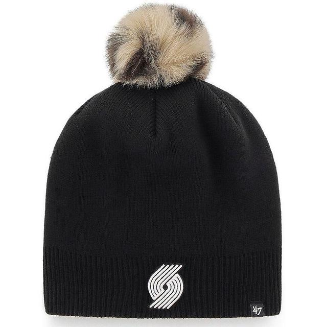 Womens 47 Portland Trail Blazers Serengeti Knit Beanie with Pom Product Image