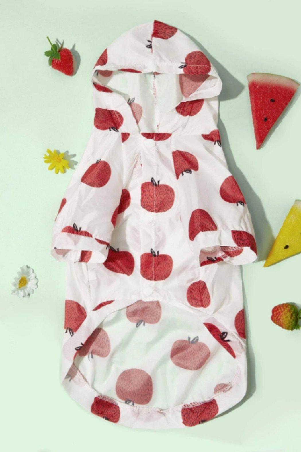 Fruit Print Sun Protection Pet Shirt Female Product Image