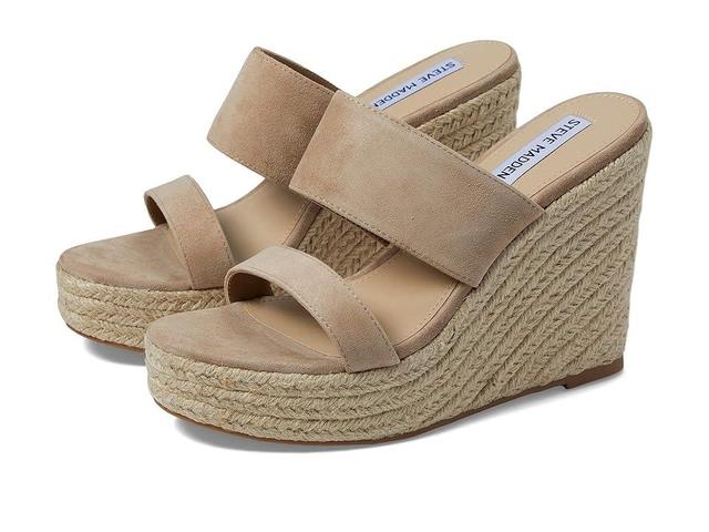 Steve Madden Sunrise Wedge Sandal Suede) Women's Shoes Product Image