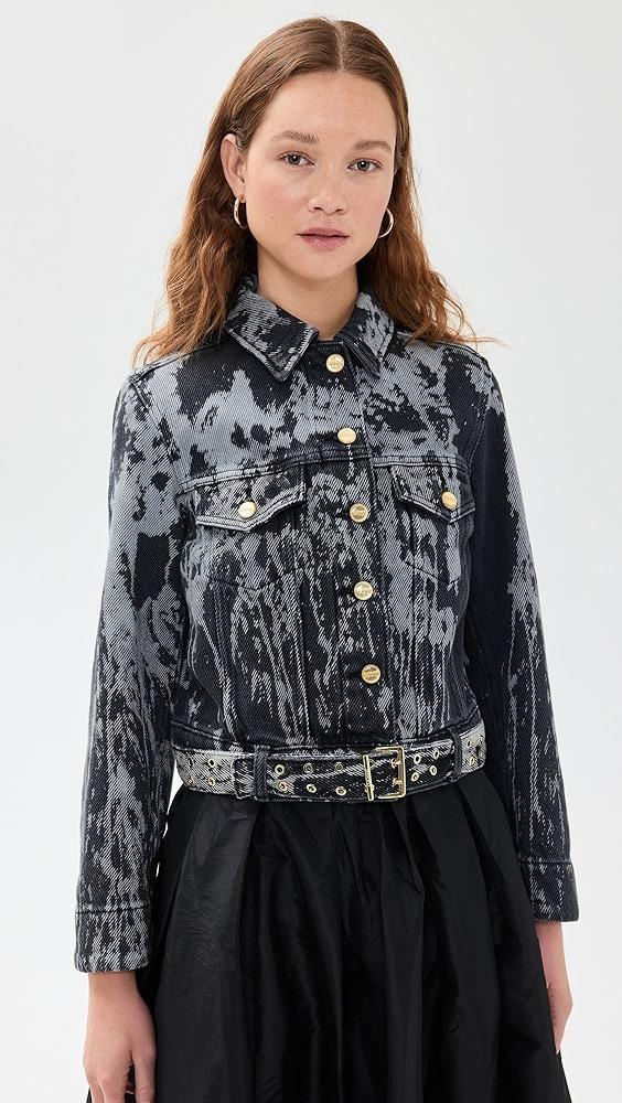 GANNI Heavy Denim Belted Jacket | Shopbop Product Image