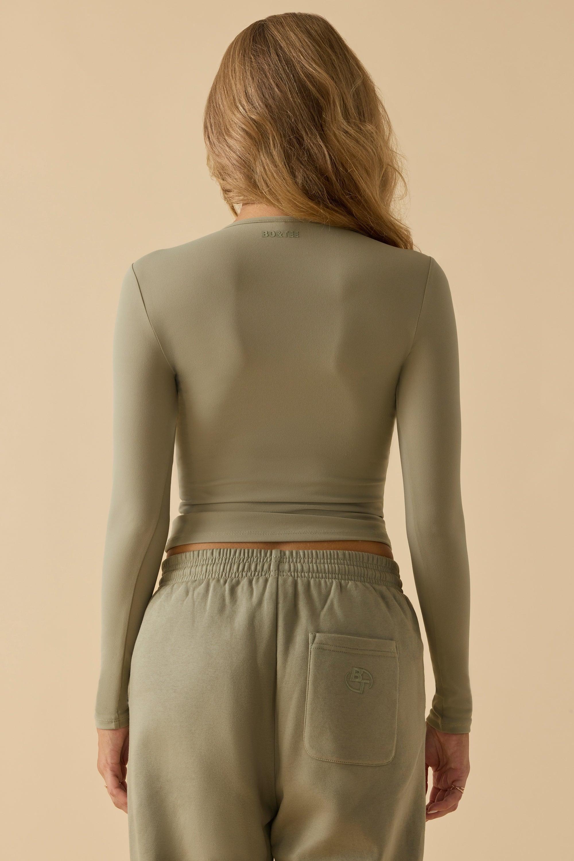 Soft Active Long Sleeve Top in Soft Olive Product Image