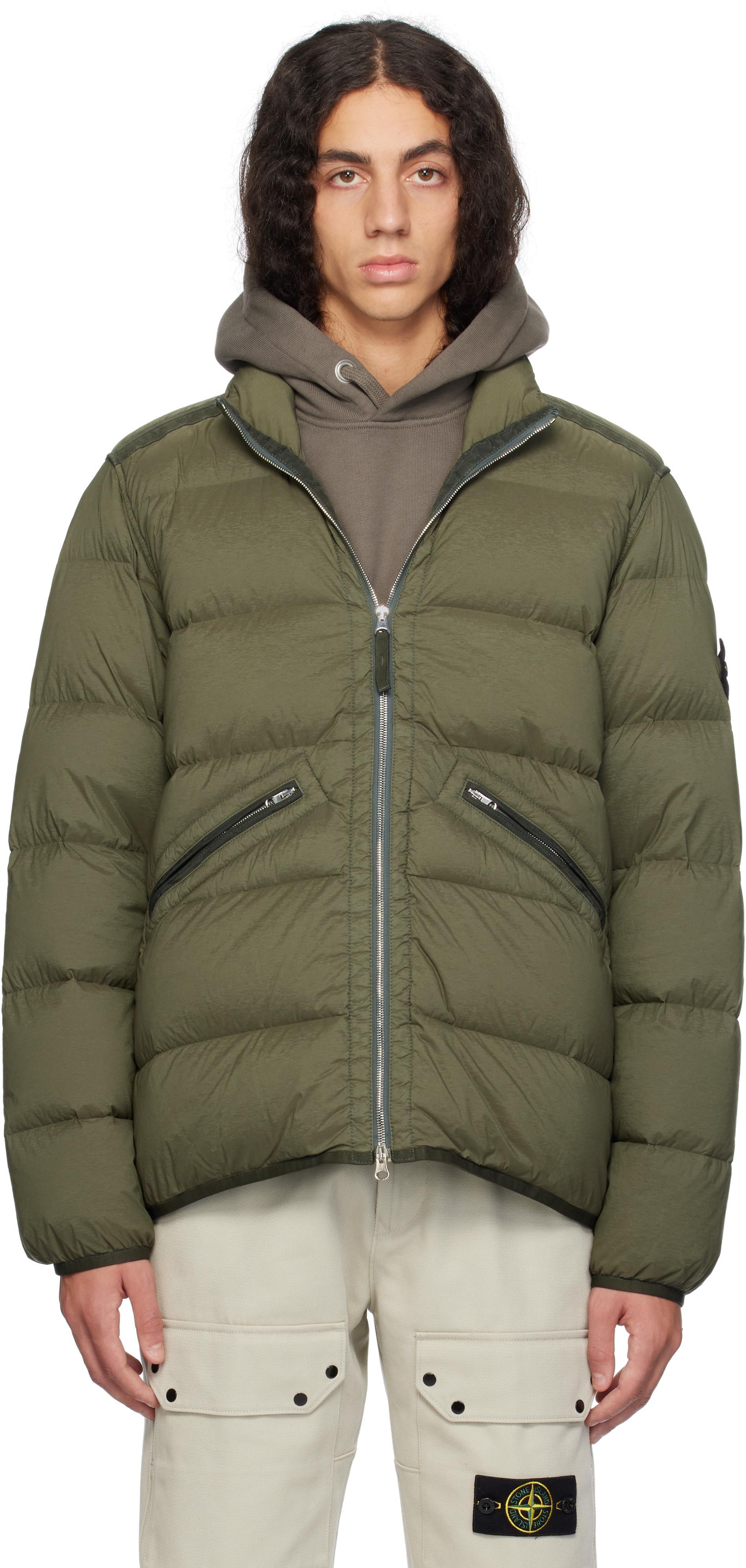 STONE ISLAND Jacket  Men Color Military Product Image