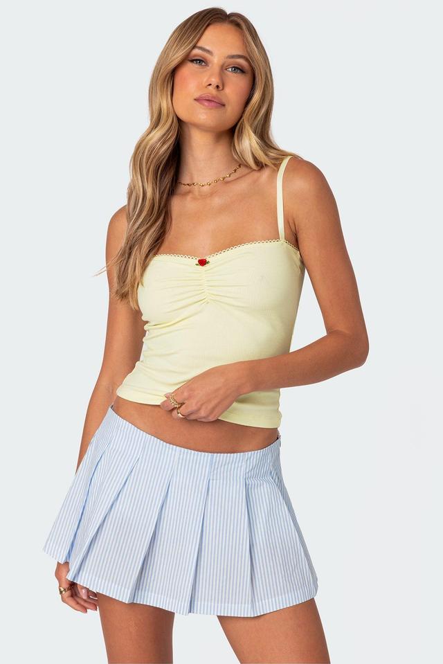 Karlee Ribbed Tank Top Product Image