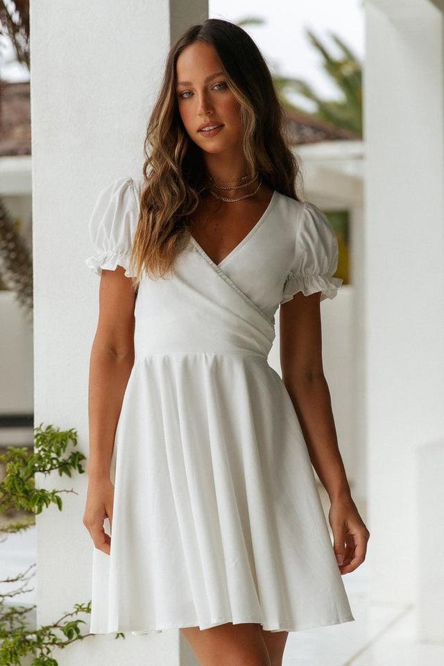 Waiting For The Sun Dress White Product Image