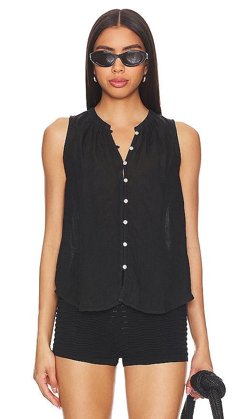 Sleeveless Shirred Shoulder Blouse product image