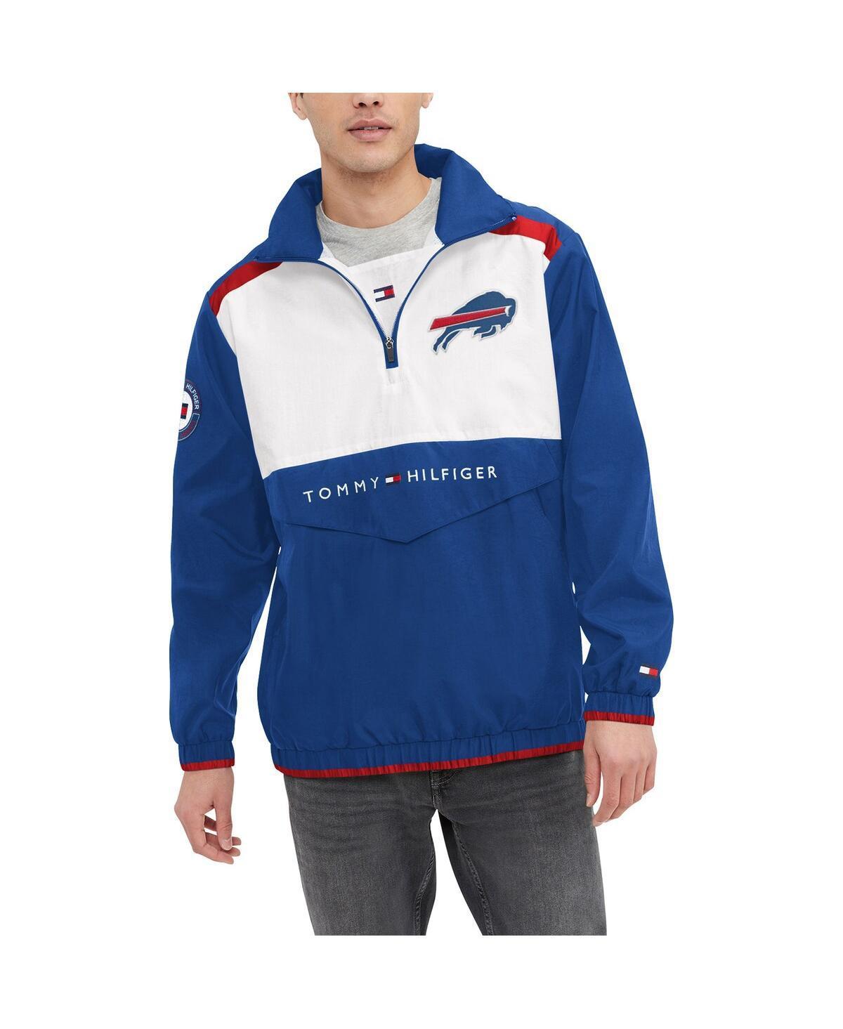 Mens Tommy Hilfiger Royal New York Giants Carter Half-Zip Hooded Top - Royal Product Image