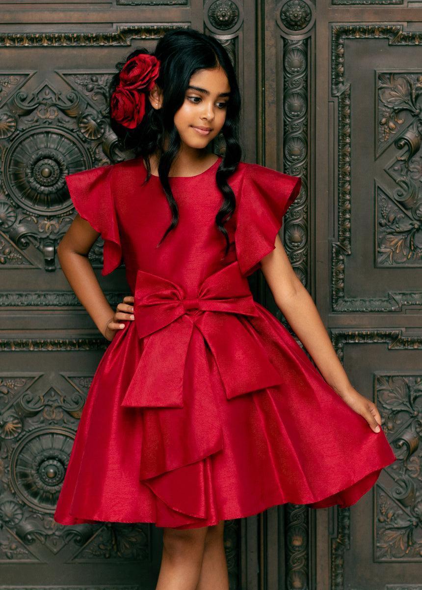 Camryn Dress in Scarlet Product Image