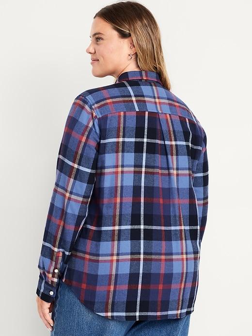 Classic Flannel Button-Down Shirt Product Image