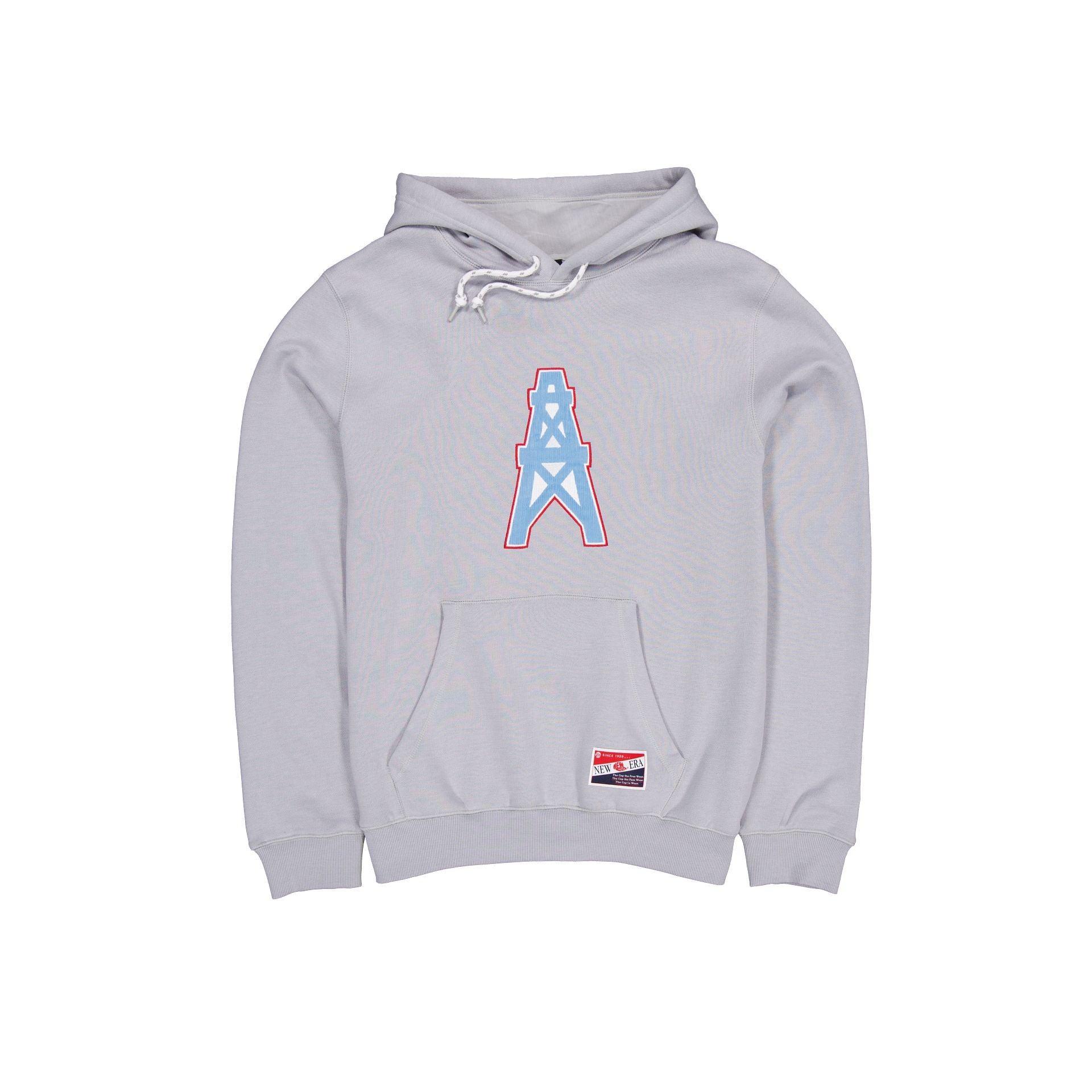 Oilers Throwback Gray Hoodie Male Product Image