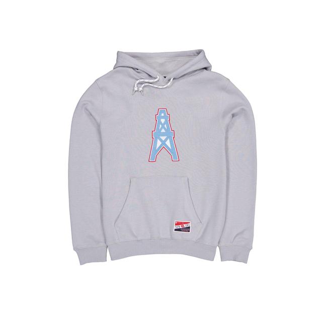 Oilers Throwback Gray Hoodie Male Product Image